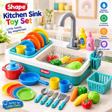 Pretend Play Kitchen Sink Toy Set